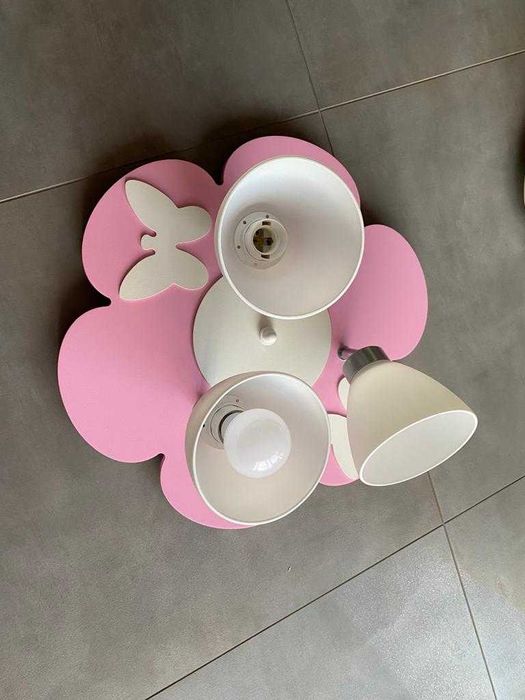 Lampa kwiat, motyle - 1 sztuka