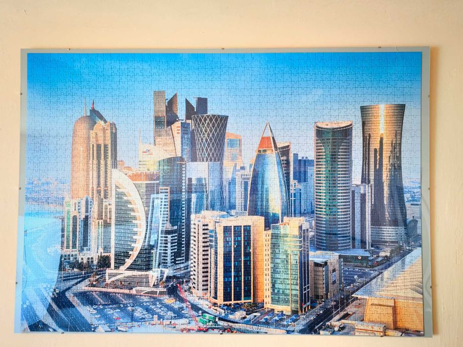 Sprzedam obrazy z puzzli w antyramach