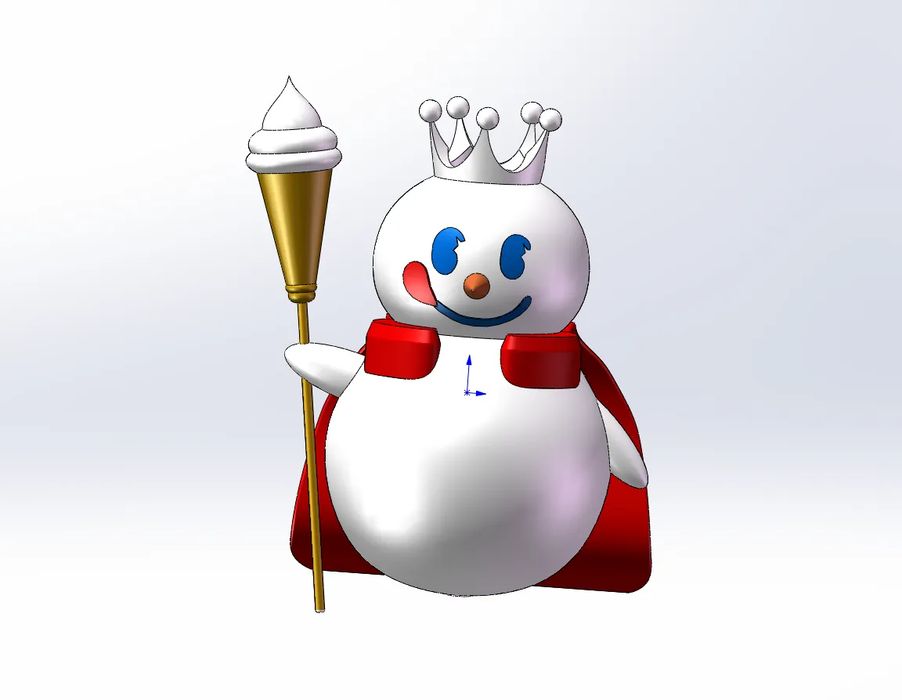 Snow King Figure (Mixue Ice City)