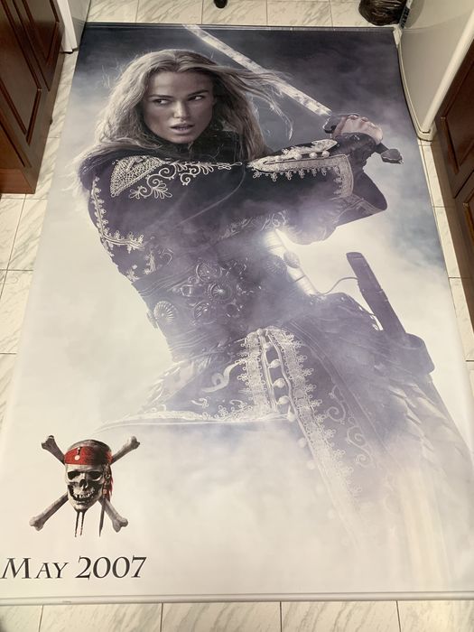 Tela de Cinema Piratas das Caraibas Keira Knightley
