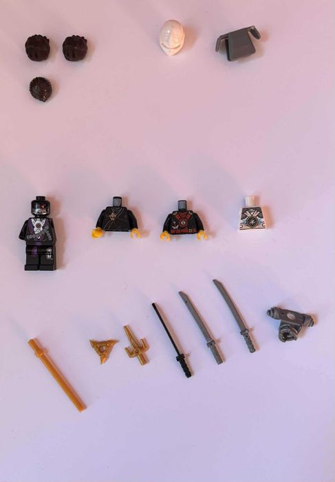 Elementy / Fragmenty figurek / Bronie LEGO Ninjago