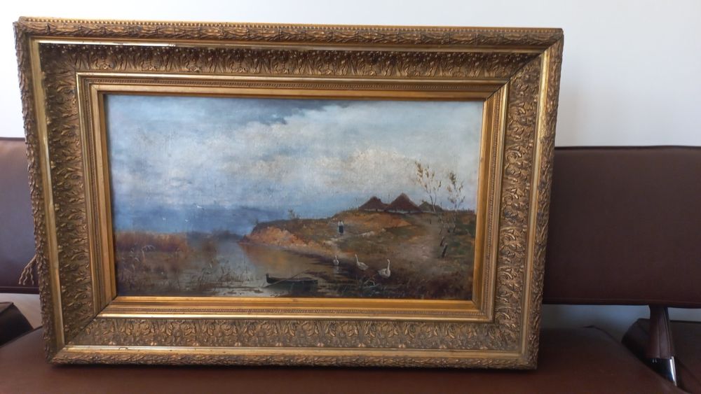 Sprzedam obraz olejny na płótnie z 1894r z Lwowa