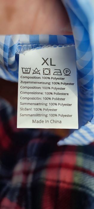 Maxi spódnica błękitna kratka. XL, M
