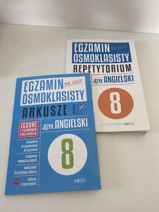 Repetytorium ósmoklasisty oraz arkusz- jezyk angielski
