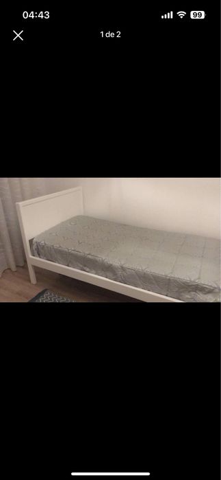 Cama individual como nova