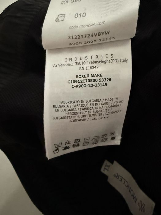 Spodenki kompielowe MONCLER rozmiar XL