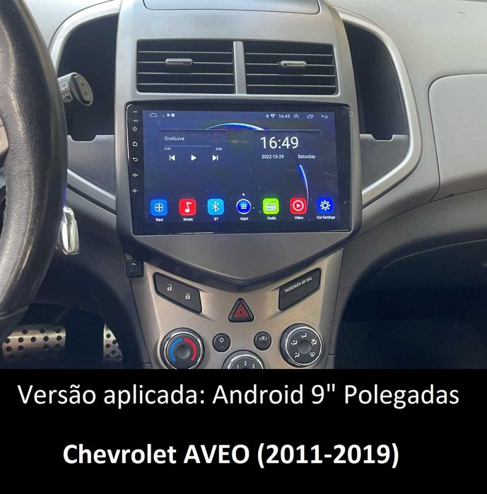 Rádio 2DIN • CHEVROLET • Aveo • Captiva • Trax • Orlando • Android