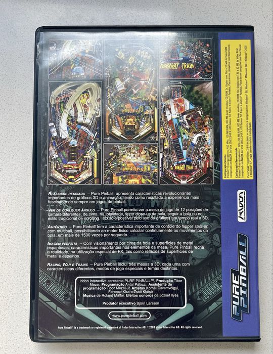 Pure Pinball PC CD-ROM – Jogo Clássico de Flippers