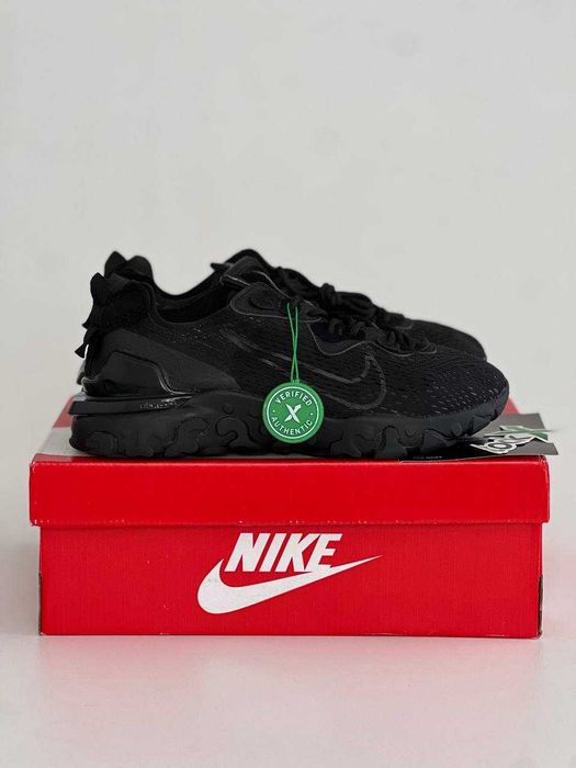 Мужские кроссовки Nike React Vision "Black" Размеры 40-45