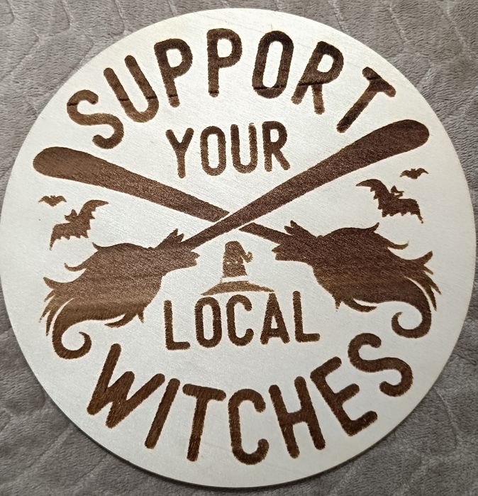 Base de cortiça e madeira - Support Witches