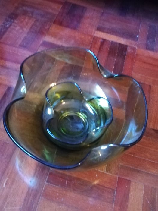 conjunto de Saladeira em Vidro - Excelente oportunidade