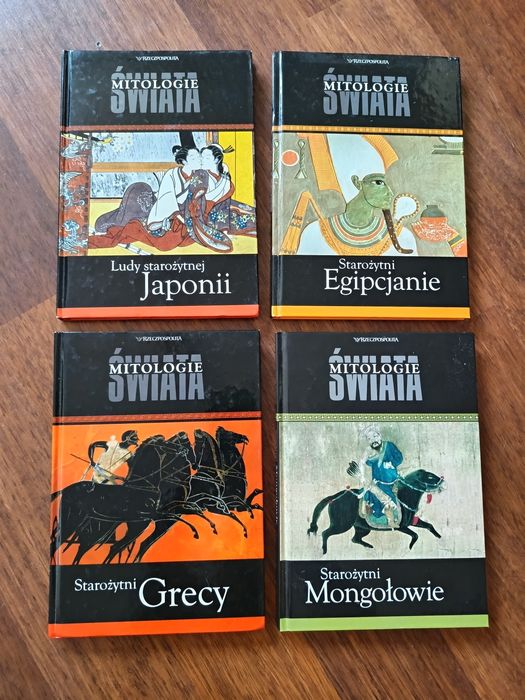Zestaw 4 książek z serii Mitologie świata