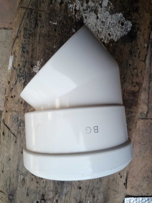 Колено к коаксиальной трубе 45 градусов