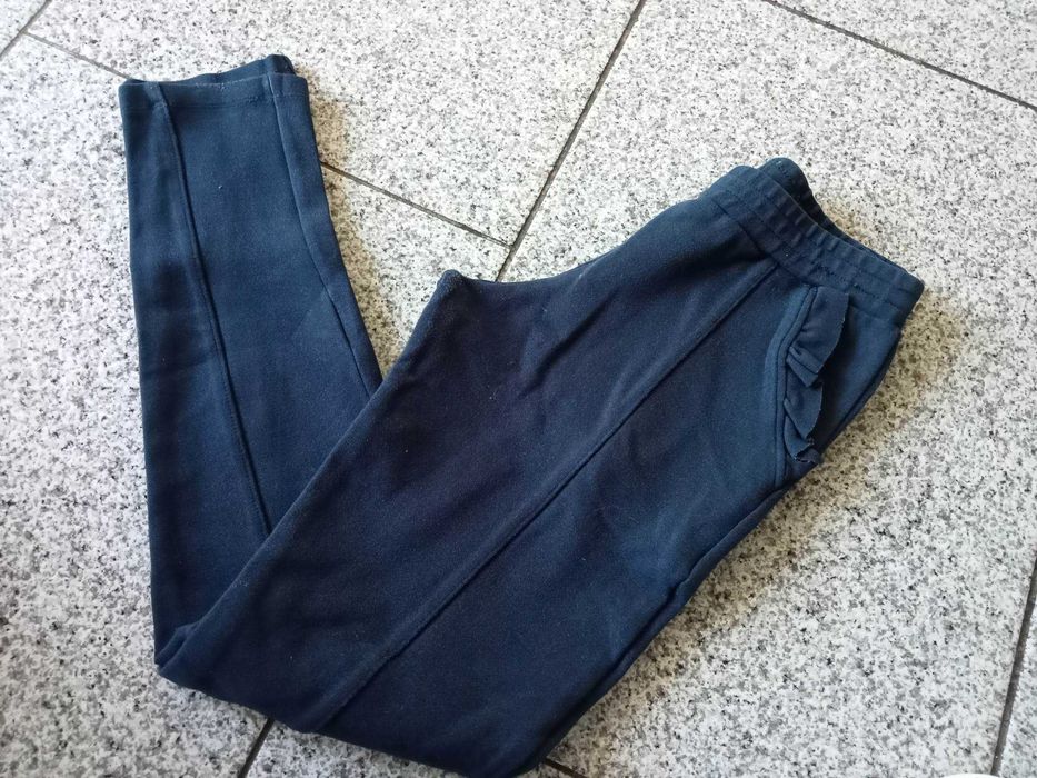 Calças azuis de menina 12 anos