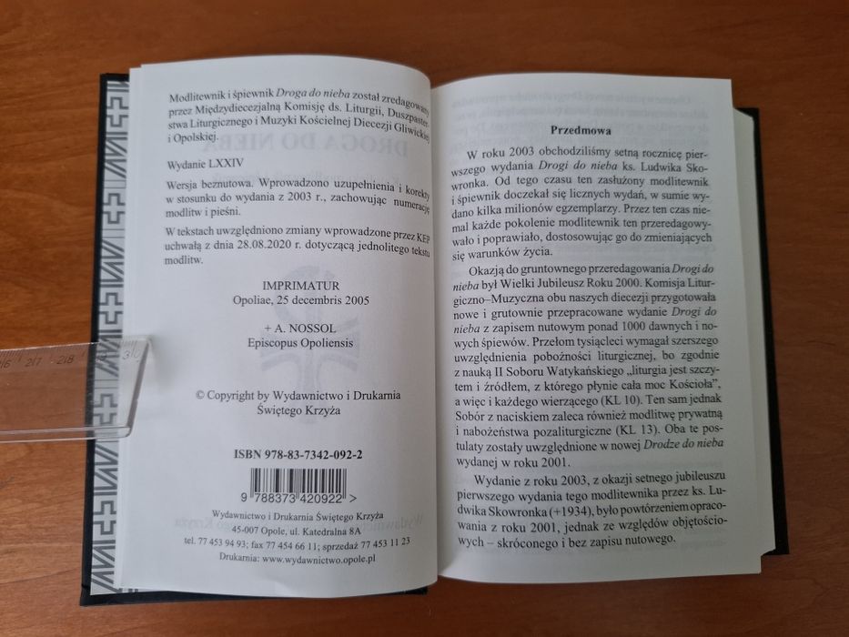 DROGA DO NIEBA modlitewnik