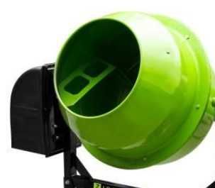 Betoneira Mist. cimento eléctrica ZIPPER BTM130 130 Lts 230V 550W SB27