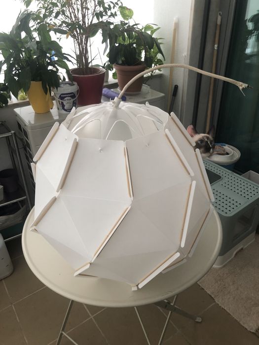 Candeeiro branco bege de sala430894786743511044