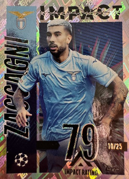 Topps UEFA Champions League 2023/24 Impact Black Diamond 10/25 Sticker