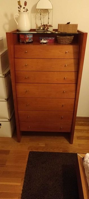 Cama de Casal (colchão incluído) + Gaveteiro + Móvel