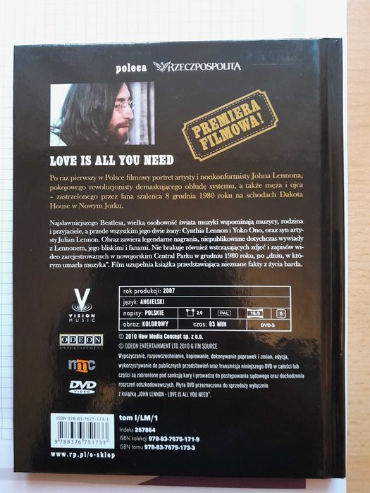 John Lennon film z cyklu legendy muzyki.