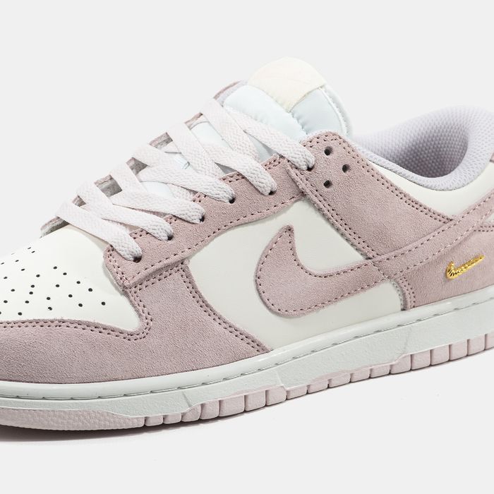 Nike SB Dunk low Pink Metallic Gold найк рожеві 36-41р