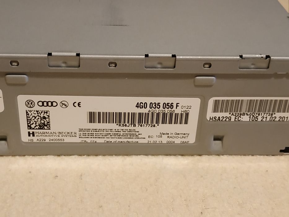 Kit sistema MMI 3G Audi