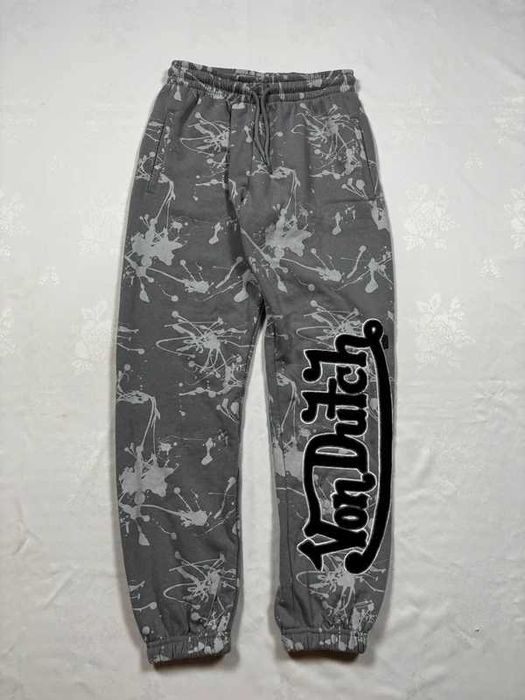 Spodnie Dresowe Von Dutch szerokie swag streetwear rozmiar S