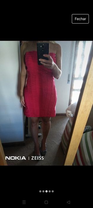 Vestido cai cai rosa