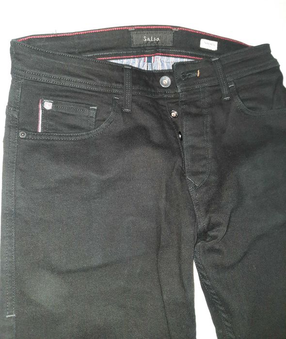Calças Salsa Waist 29 Leg 34 pretas, Novas, de Qualidade