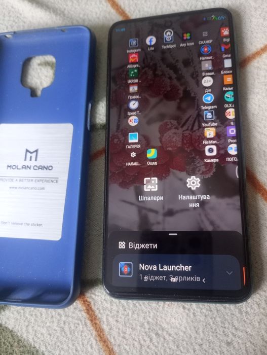 Редмі нот 9про  6/64 гб як новий скло +чехол весьчас