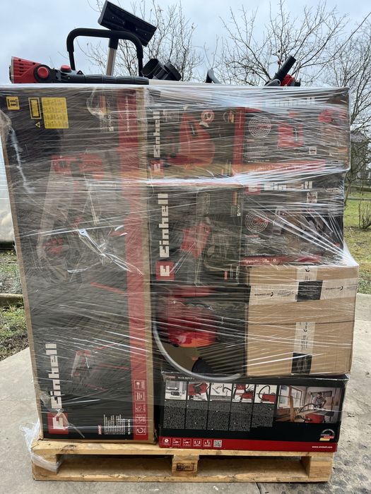 Палета стоки Einhell Amazon з європи тільки робочий інструмент