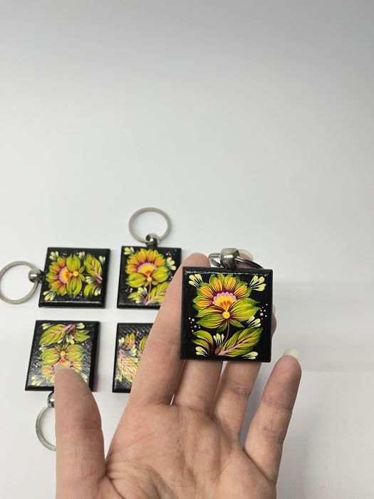 Брелок з петриківським розписом