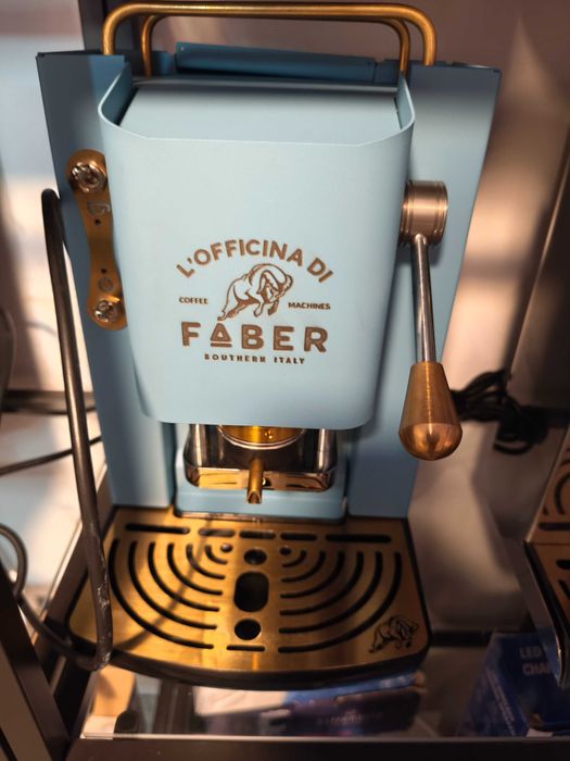 Ekspres na kapsułki FABER Pro Deluxe Niebieski powystawowy