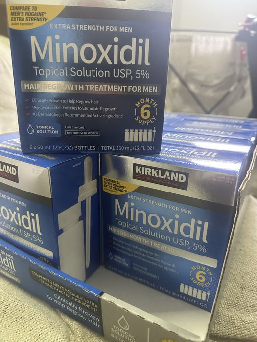 Minoxidil Kirkland caixa 6 unidades