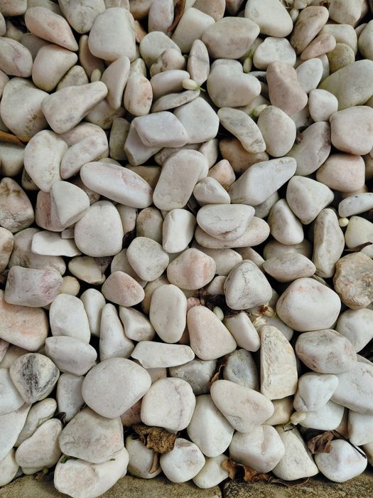 Seixo  rolado preto e branco, 40-60 mm