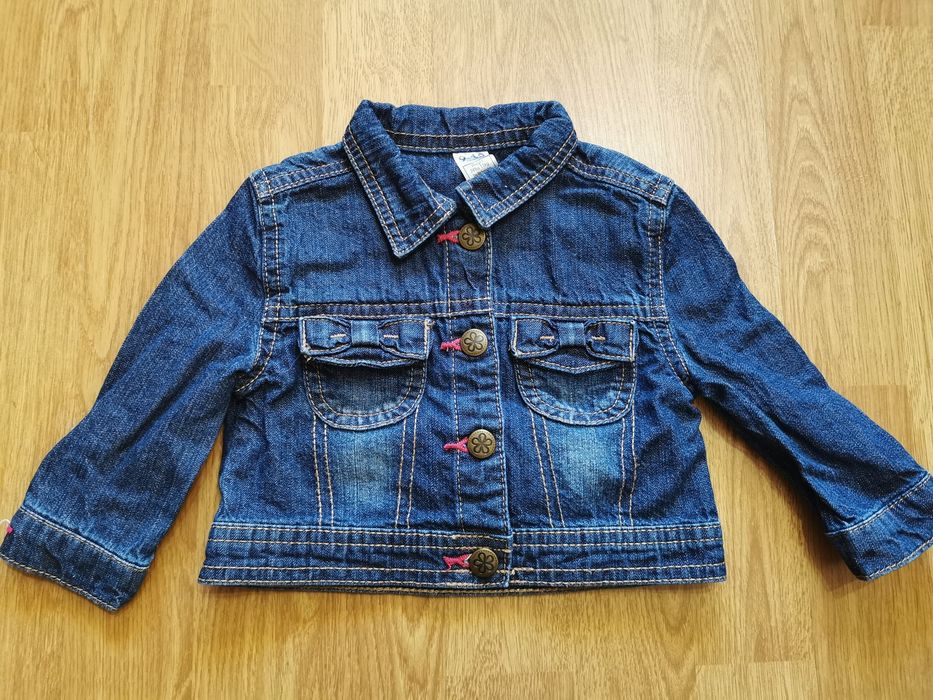 Kurtka jeansowa dziewczęca rozm 74 - 80