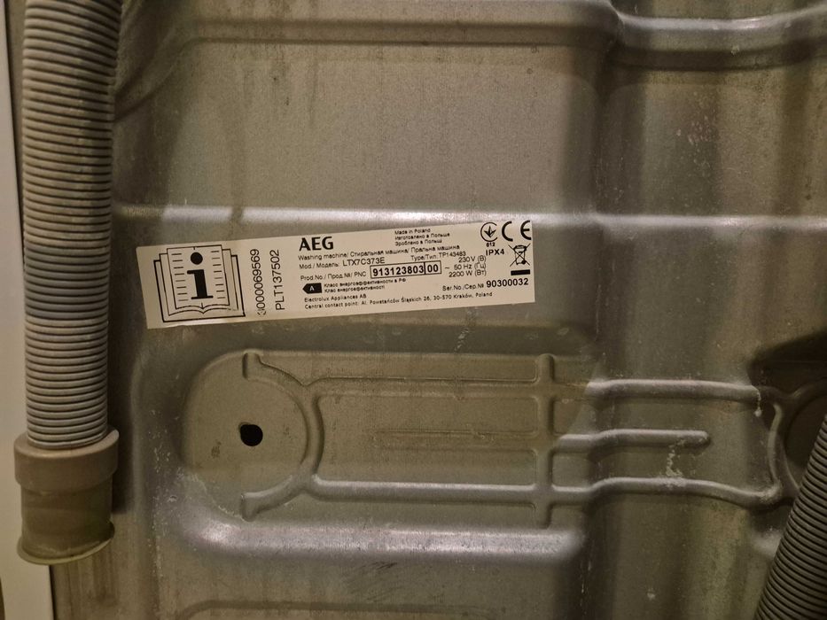 Części  do AEG model LTX7C373E