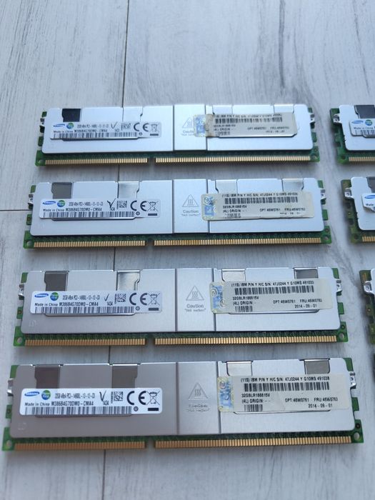 Pamięć RAM Samsung  DDR3 ECC 32GB (4  moduły) X79 X99