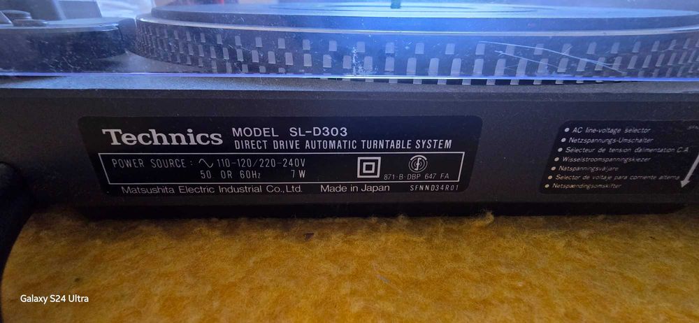 Sprzedam gramofon Technics SL-D303