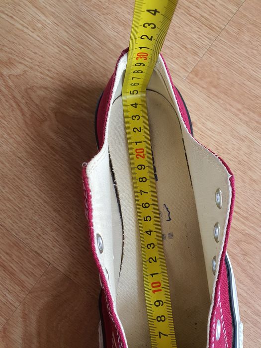 Bordowe converse roz. 39