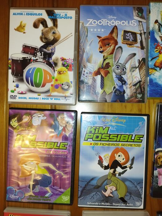 Lote de 12 DVDs animados