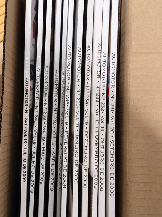 Coleção revistas automotor 1989 a 2011