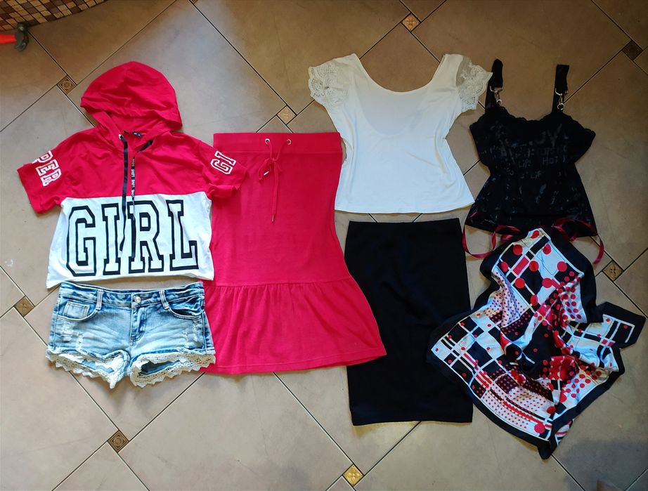 Пакет речей на літо для дівчині 12 13 14 років, 152-158 зріст!