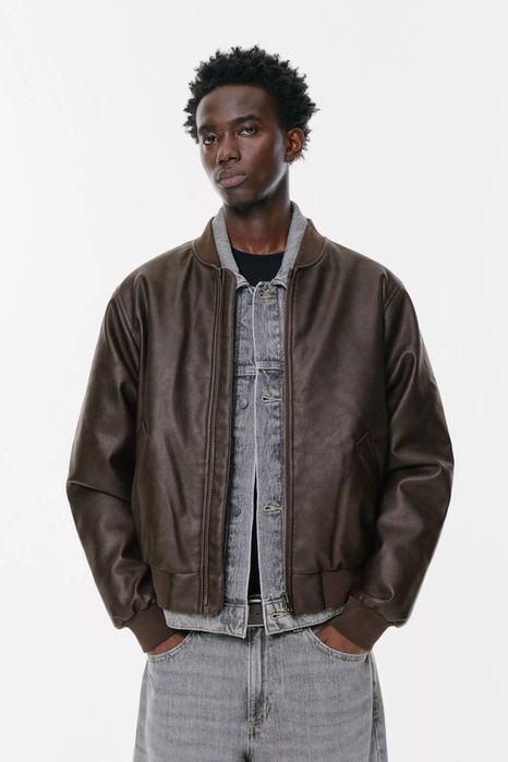 Куртка на Весну PULL&BEAR Bomber Jacket Оригінал Ветровка Новая Бомбер