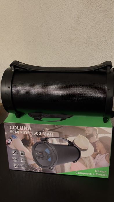 Coluna sem fios 1500MAH