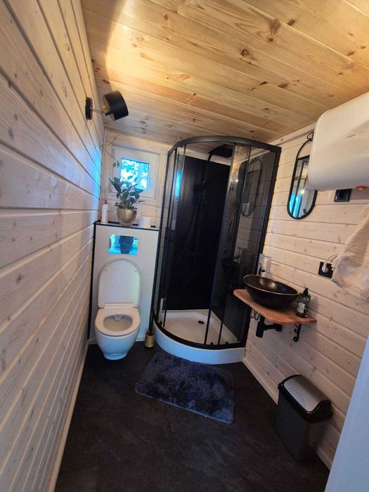 Domek drewniany szkieletowy 7x5 Kolumb