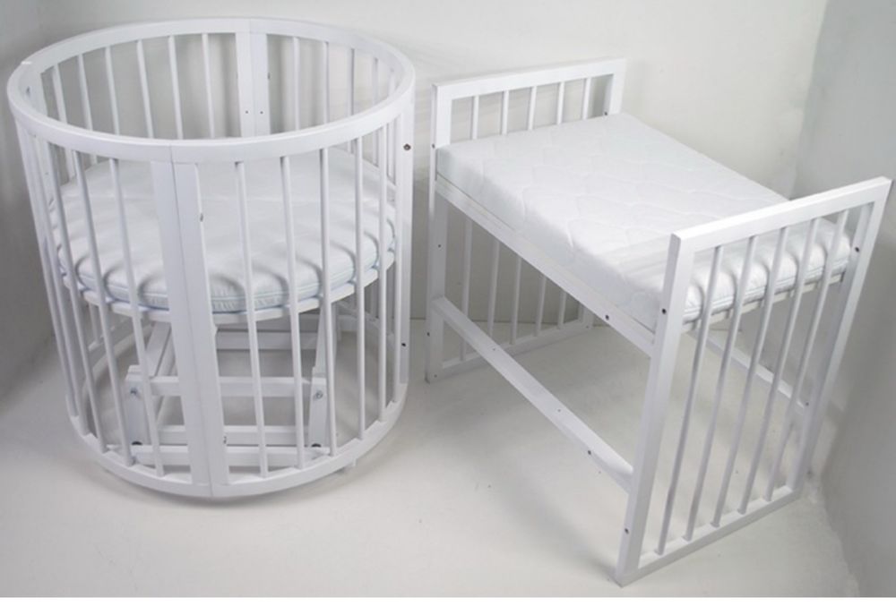 Ліжечко трансформер кругле