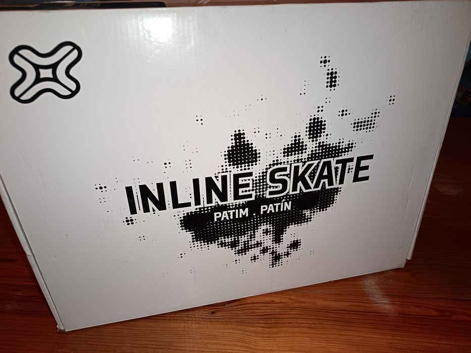 Vendo patins rosa
