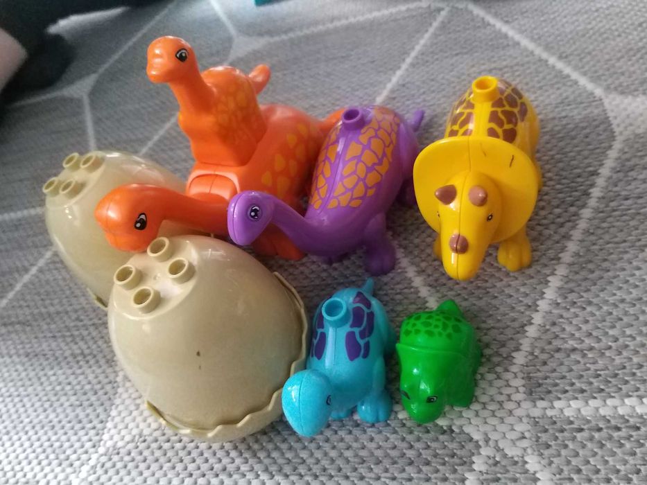 klocki dinozaury jaja zamiennik tańszy odpowiednik lego duplo
