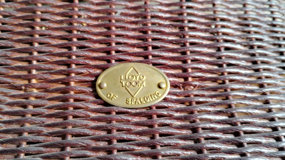 Brytyjskie krzesła rattanowe Lloyd Loom